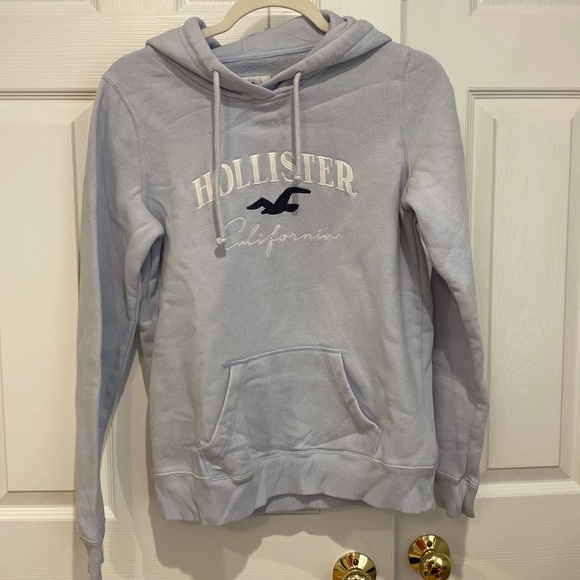 Hollister Tops - Hollister baby blue sweatshirt